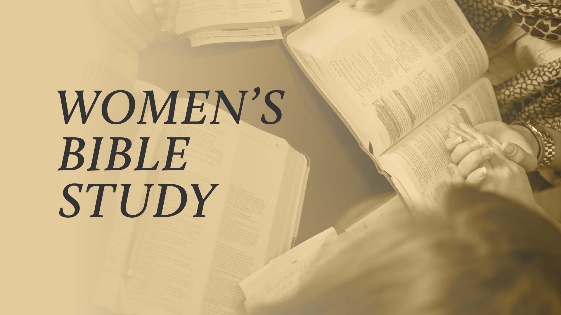 Tuesday Morning Women’s Bible Study