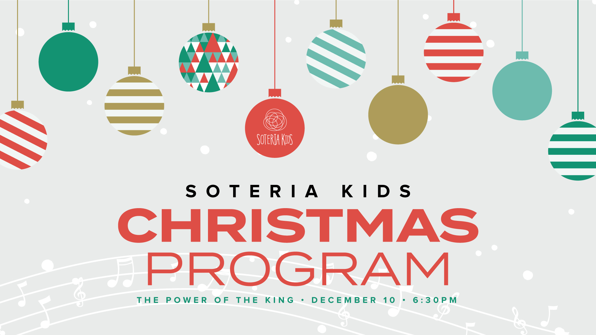 Soteria Kids Christmas Program